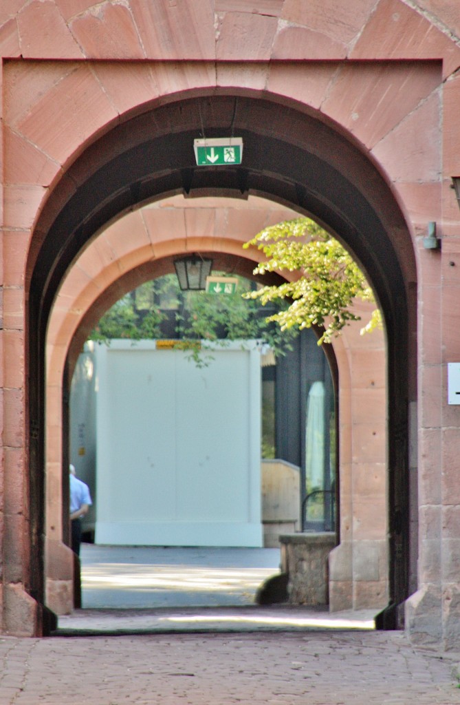 Foto: Torre del portal del castillo - Heidelberg (Baden-Württemberg), Alemania