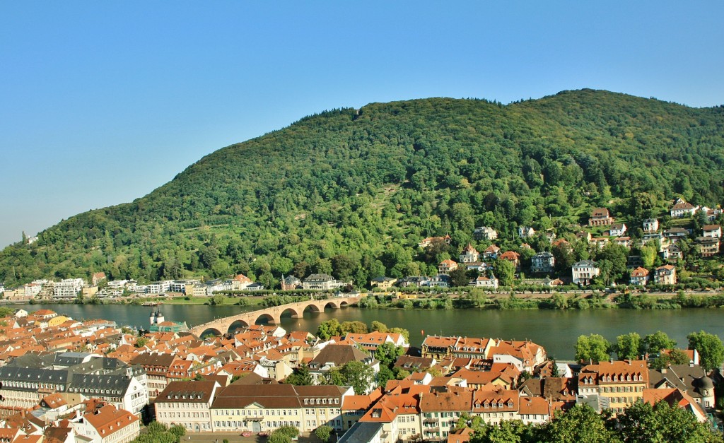 Foto: Vistas desde el castillo - Heidelberg (Baden-Württemberg), Alemania