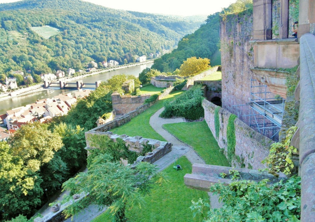 Foto: Vistas desde el castillo - Heidelberg (Baden-Württemberg), Alemania