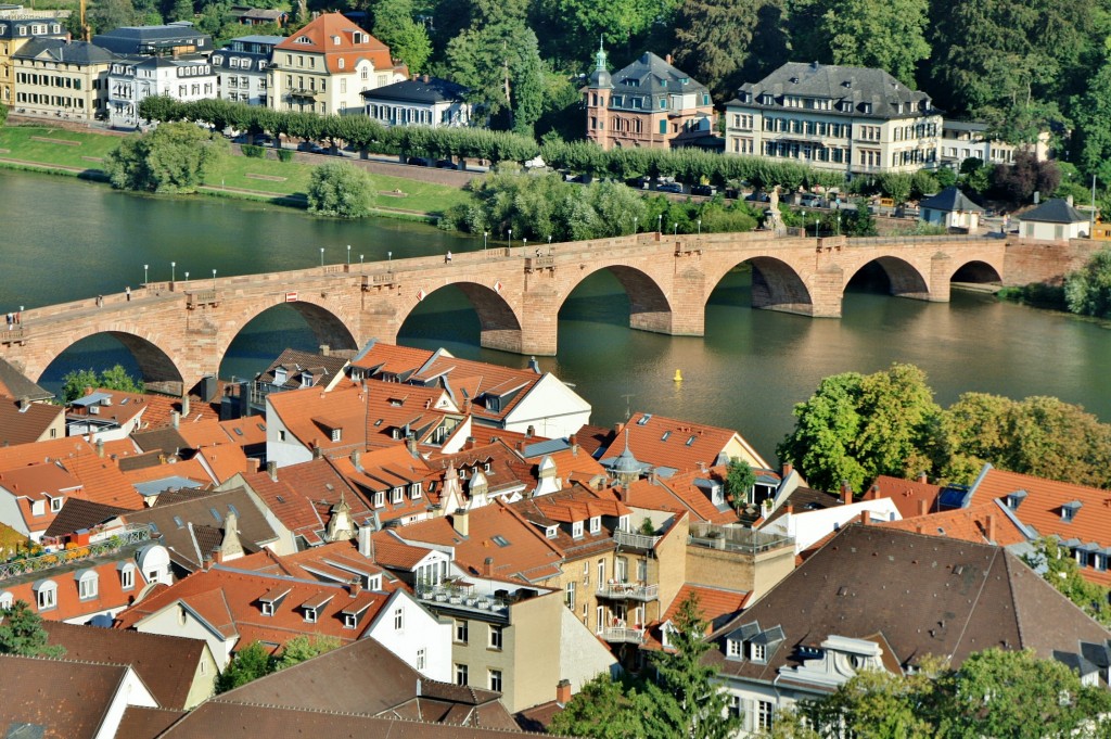 Foto: Vistas desde el castillo - Heidelberg (Baden-Württemberg), Alemania