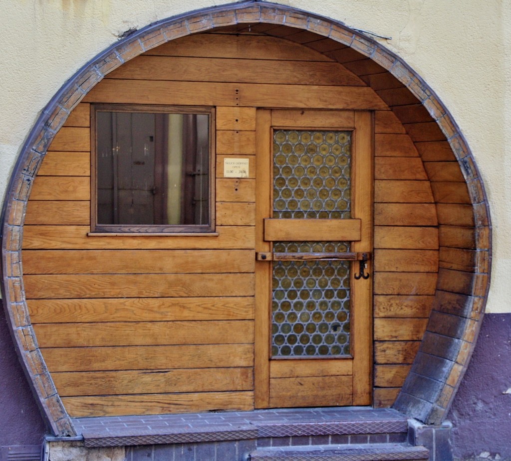 Foto: Puerta de una casa particular - Heidelberg (Baden-Württemberg), Alemania