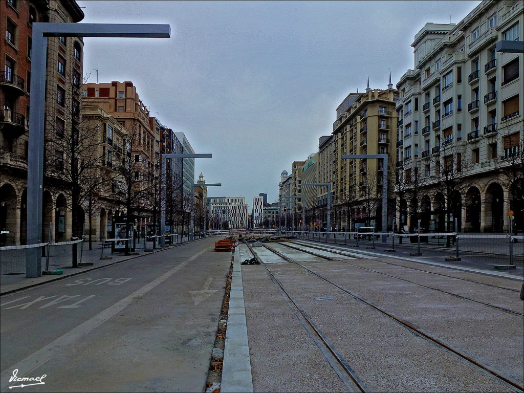 Foto: 111211-02 OBRAS TRANVIA - Zaragoza (Aragón), España