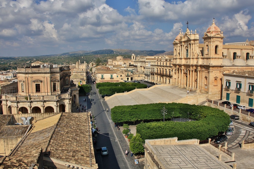 Foto: Vistas desde la iglesia de Santa Clara - Noto (Sicily), Italia