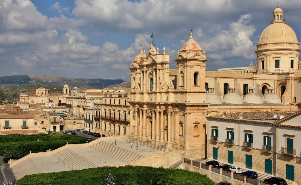 Foto: Vistas desde la iglesia de Santa Clara - Noto (Sicily), Italia