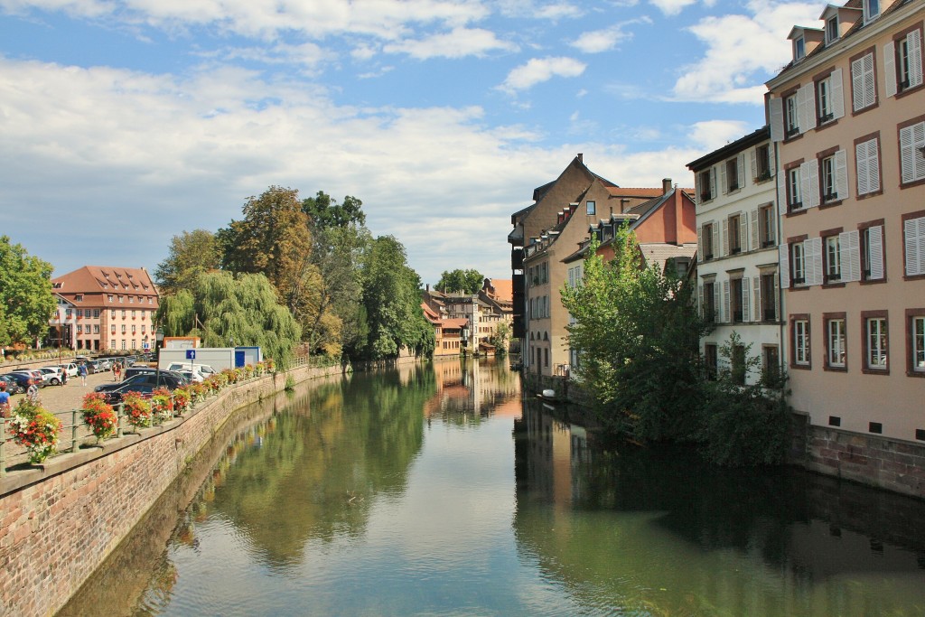 Foto: Canal del centro histórico - Estrasburgo (Strasbourg) (Alsace), Francia