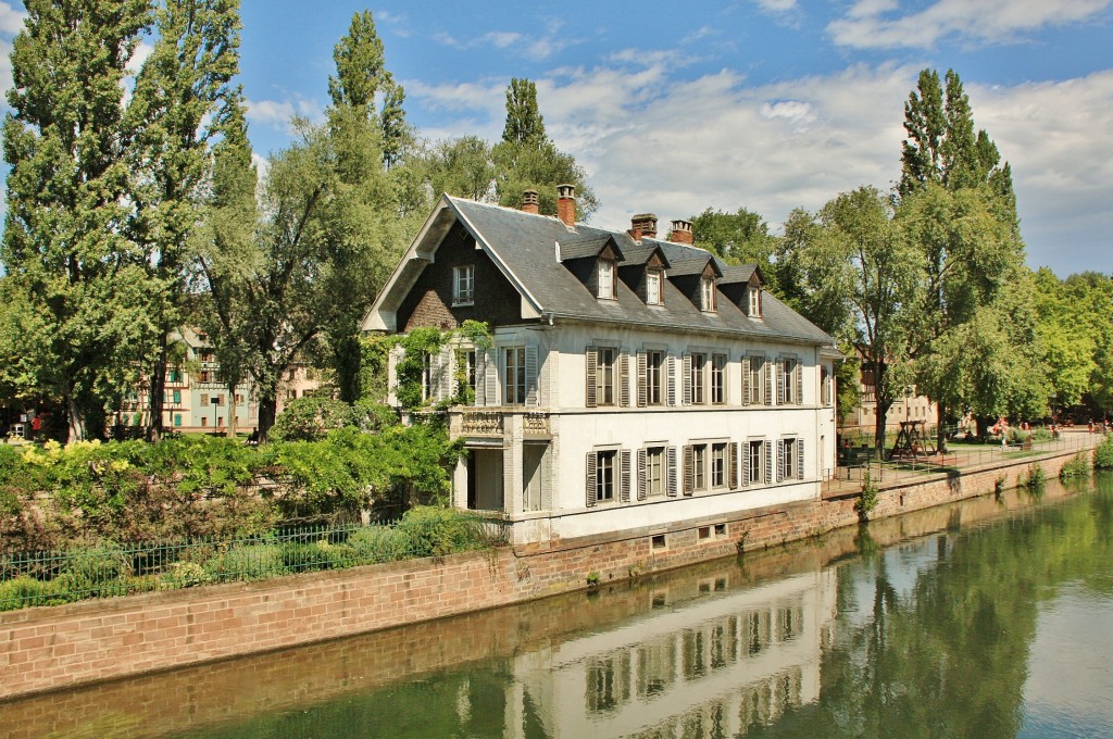 Foto: Canal del centro histórico - Estrasburgo (Strasbourg) (Alsace), Francia