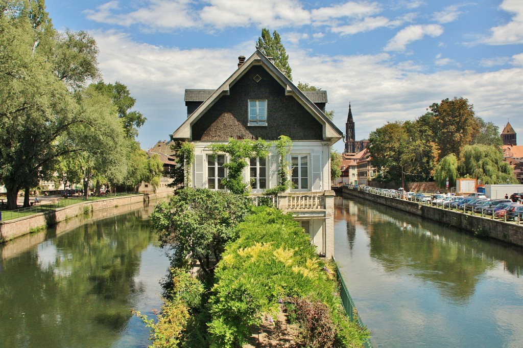 Foto: Canal del centro histórico - Estrasburgo (Strasbourg) (Alsace), Francia