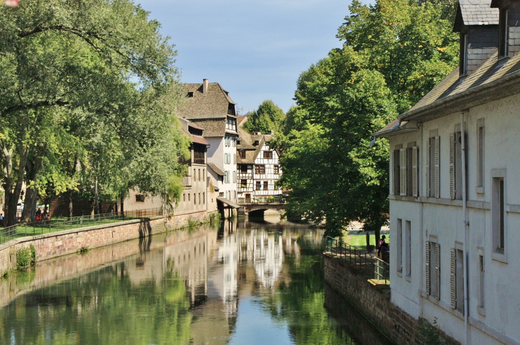 Foto: Canal del centro histórico - Estrasburgo (Strasbourg) (Alsace), Francia