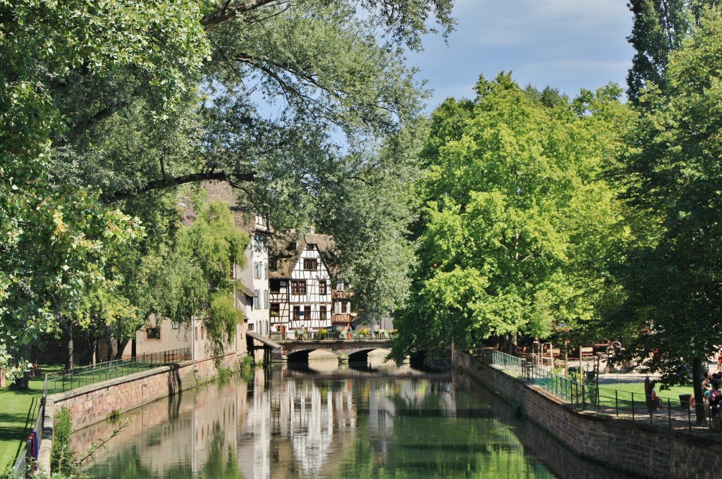 Foto: Canal del centro histórico - Estrasburgo (Strasbourg) (Alsace), Francia