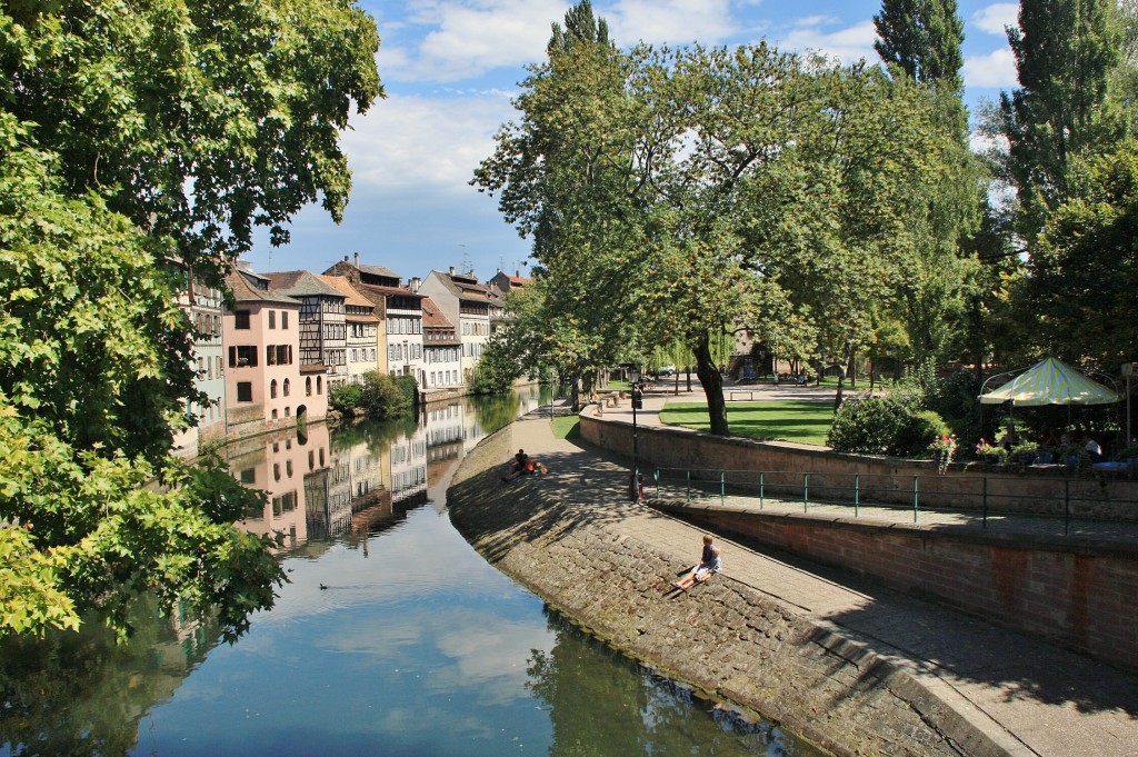 Foto: Canal del centro histórico - Estrasburgo (Strasbourg) (Alsace), Francia