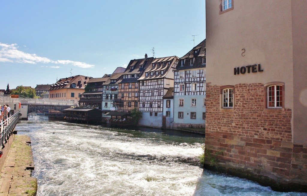 Foto: Canal del centro histórico - Estrasburgo (Strasbourg) (Alsace), Francia