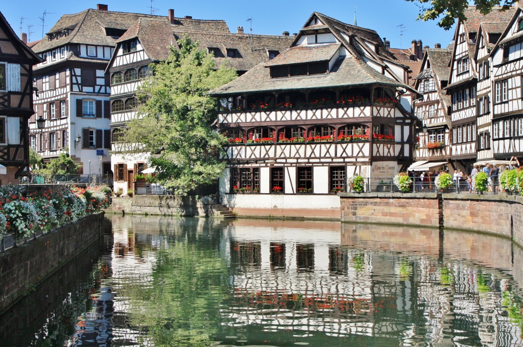 Foto: Canal del centro histórico - Estrasburgo (Strasbourg) (Alsace), Francia