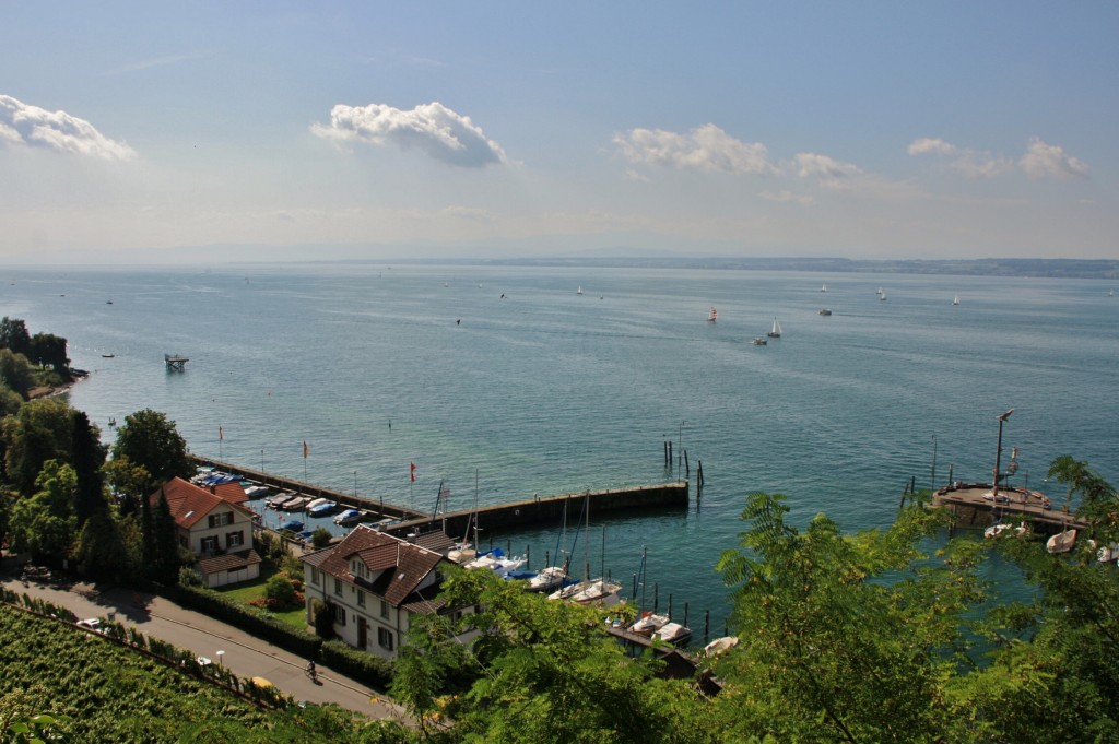 Foto: Vistas desde el Palacio - Meersburg (Baden-Württemberg), Alemania