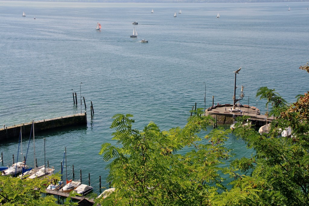 Foto: Vistas desde el Palacio - Meersburg (Baden-Württemberg), Alemania