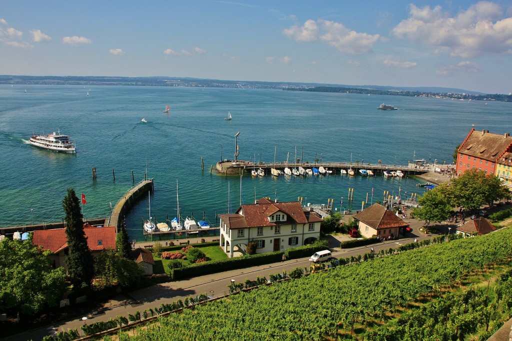 Foto: Vistas desde el Palacio - Meersburg (Baden-Württemberg), Alemania