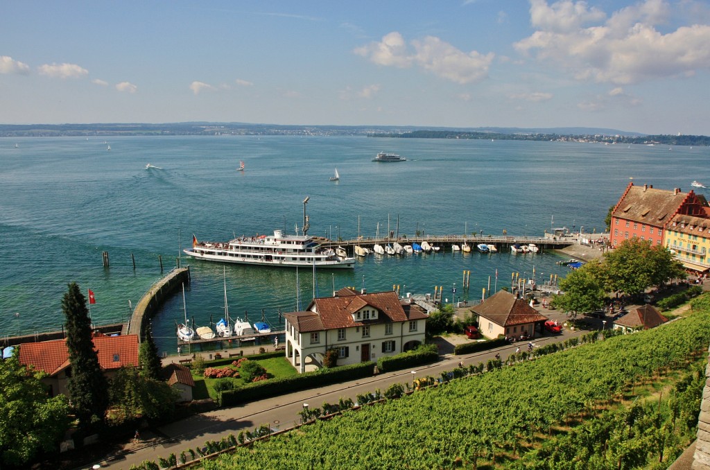 Foto: Vistas desde el Palacio - Meersburg (Baden-Württemberg), Alemania