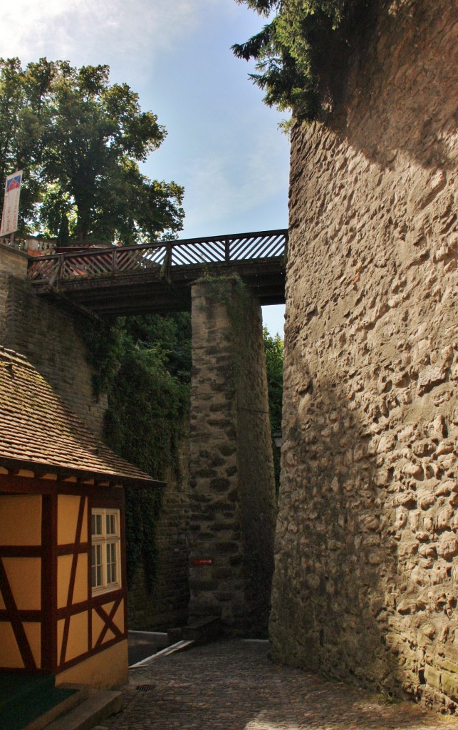 Foto: Puente del castillo - Meersburg (Baden-Württemberg), Alemania