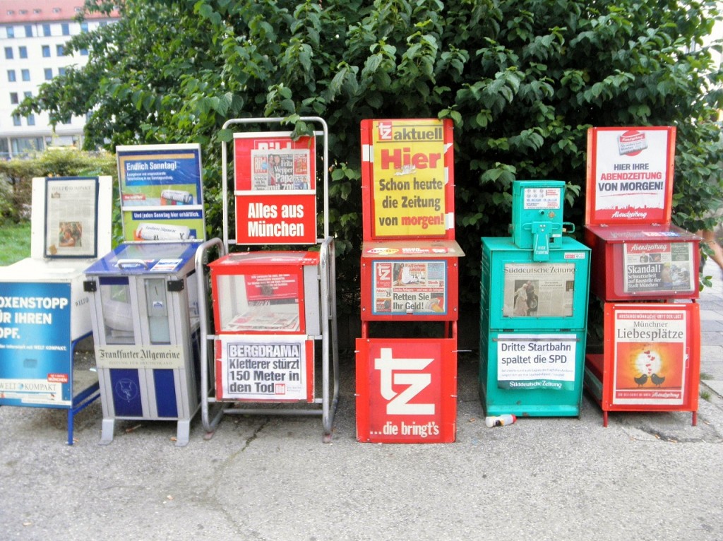 Foto: Periódicos para todos - Múnich (München) (Bavaria), Alemania