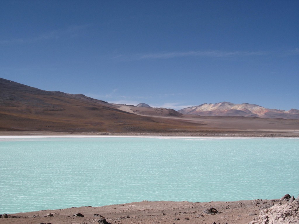 Foto: Laguna Verde y sus alrdedores. - Sud Lípez (Potosí), Bolivia