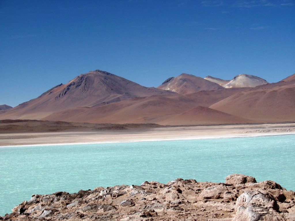 Foto: Laguna Verde y sus alrdedores. - Sud Lípez (Potosí), Bolivia