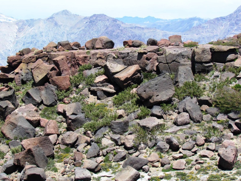 Foto: Vista desde la cumbre del Enladrillado - Vilches (Maule), Chile