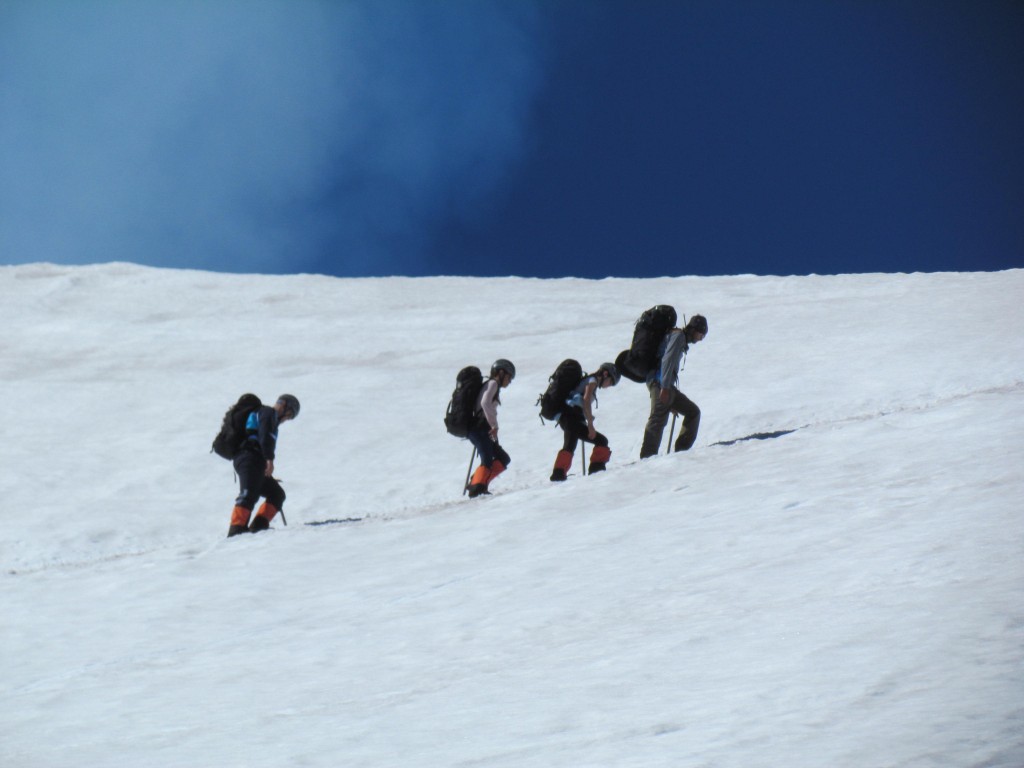 Foto: Ascenso al volcán Villarrica - Pucón (Araucanía), Chile