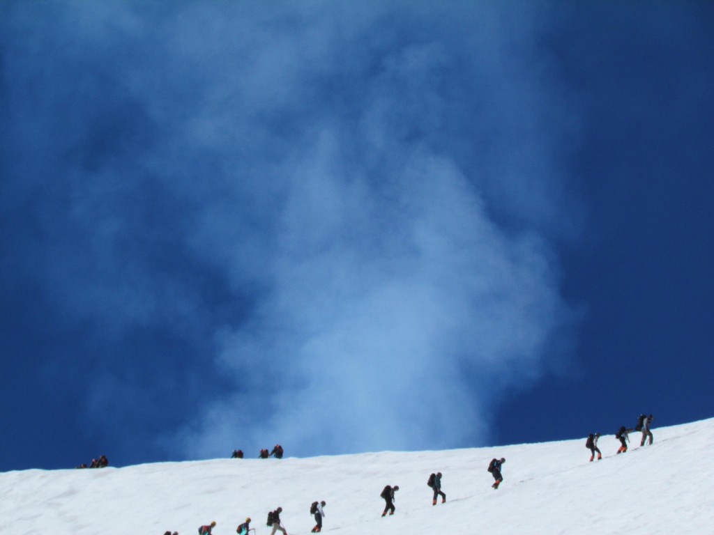 Foto: Ascenso al volcán Villarrica - Pucón (Araucanía), Chile