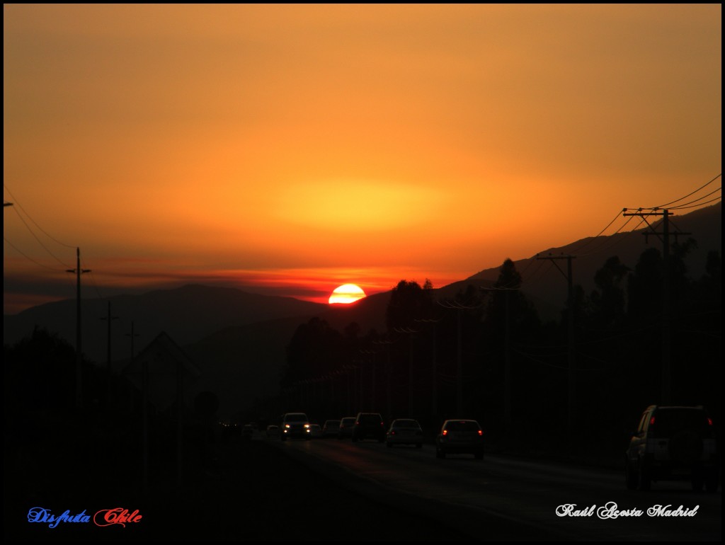 Foto: Atardecer - Lo Miranda (Libertador General Bernardo OʼHiggins), Chile