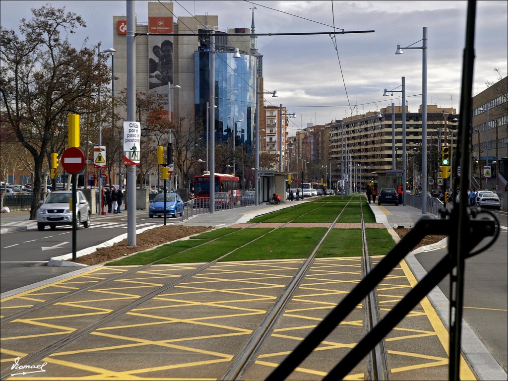 Foto: 110328-66 Tranvia Zaragoza - Zaragoza (Aragón), España