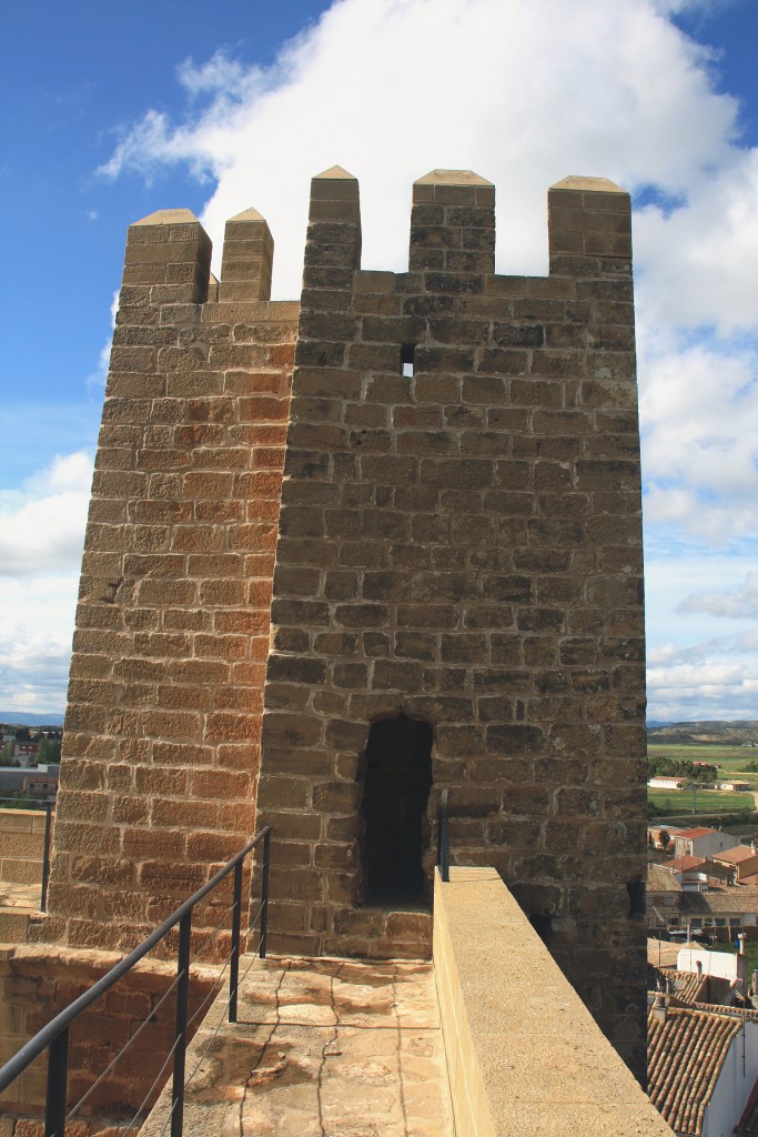 Foto: Paseo de ronda del castillo - Sádaba (Huesca), España