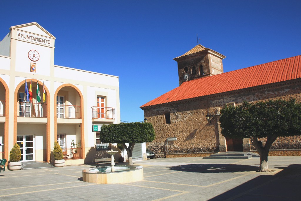 Foto: Vista del pueblo - Enix (Almería), España