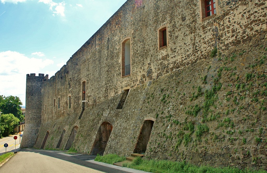 Foto: Muralla - Hostalric (Girona), España