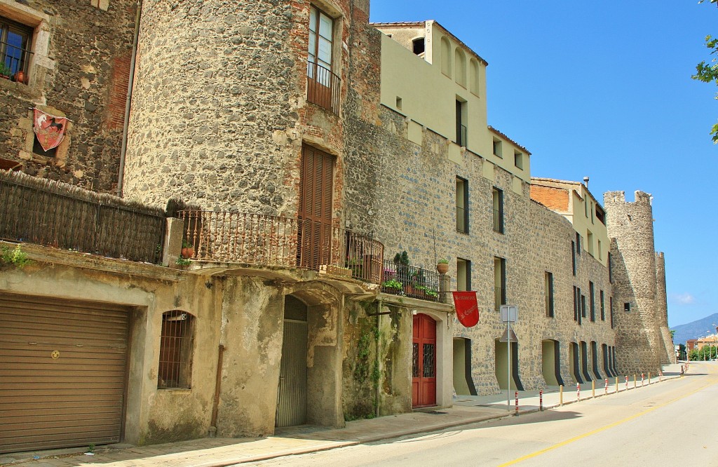 Foto: Muralla - Hostalric (Girona), España