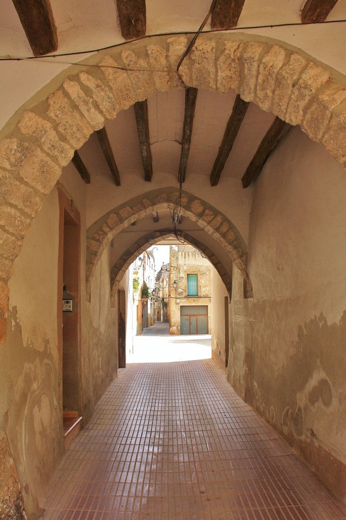 Foto: Puerta del centro histórico - Aliò (Tarragona), España