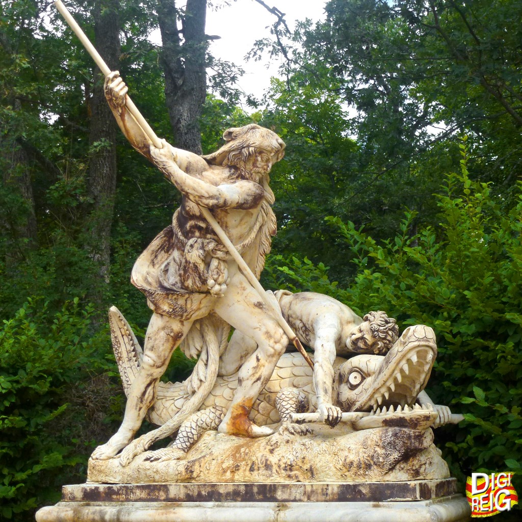 Foto: Estatua. - La Granja de San Ildefonso (Segovia), España