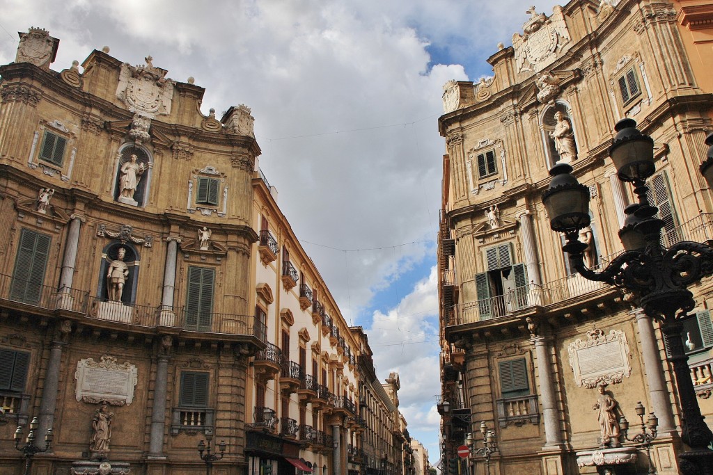 Foto: Quattro Canti (plaza Vigliena) - Palermo (Sicily), Italia