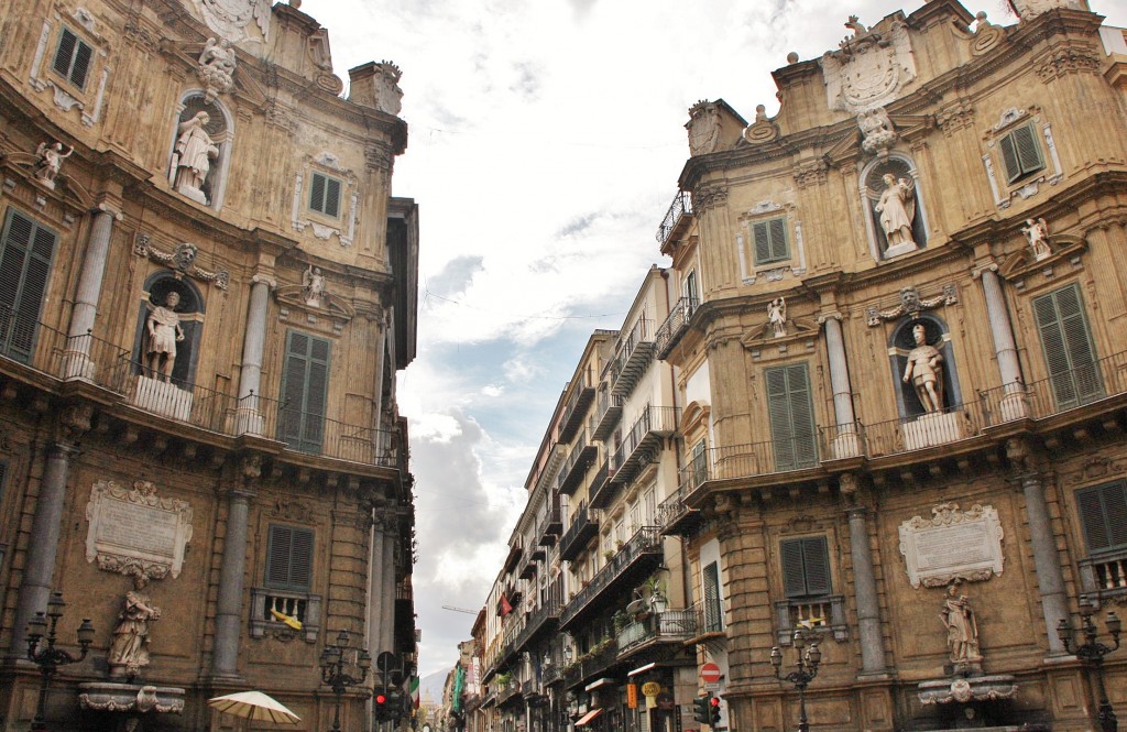 Foto: Quattro Canti (plaza Vigliena) - Palermo (Sicily), Italia