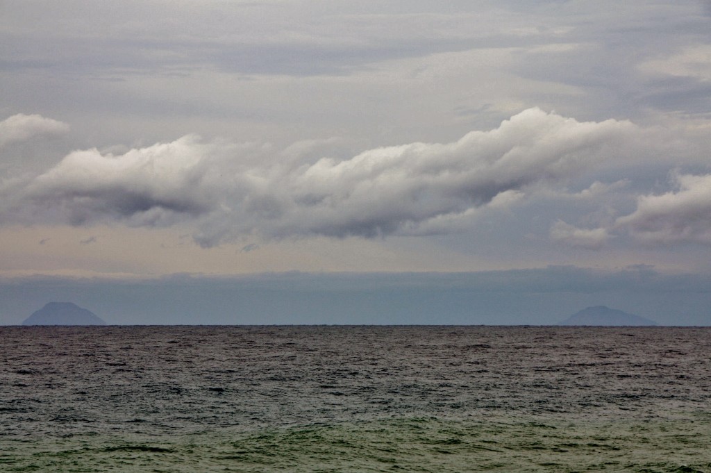 Foto: Vista de las Islas Eolias - Cefalù (Sicily), Italia