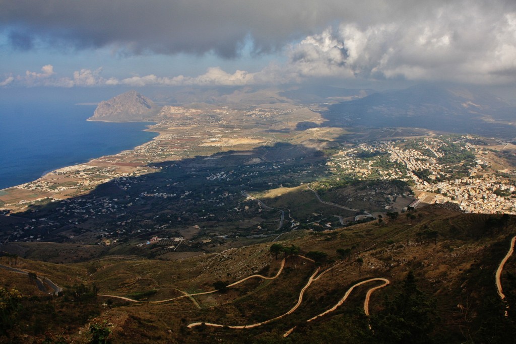 Foto: Vistas desde la ciudad - Erice (Sicily), Italia