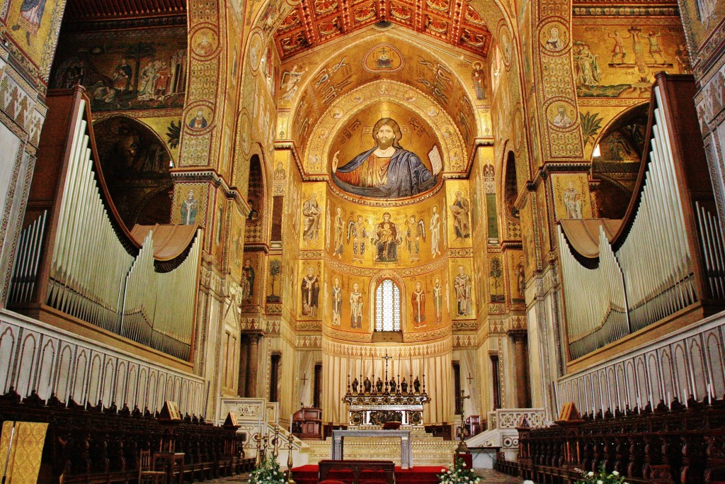 Foto: Interior de la Catedral - Monreale (Sicily), Italia