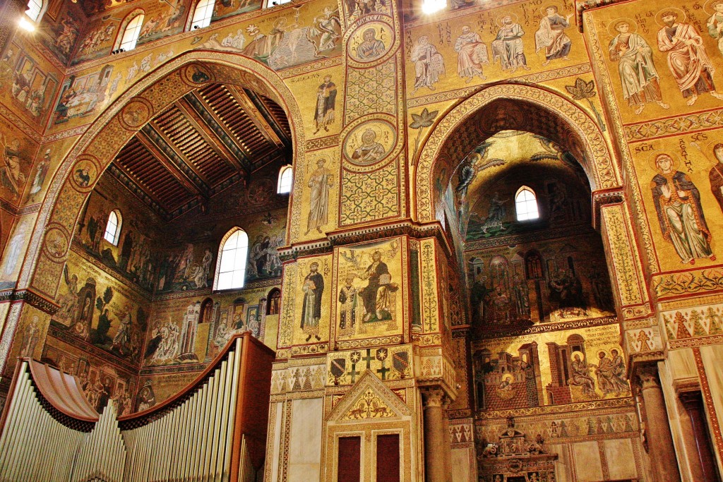 Foto: Interior de la Catedral - Monreale (Sicily), Italia