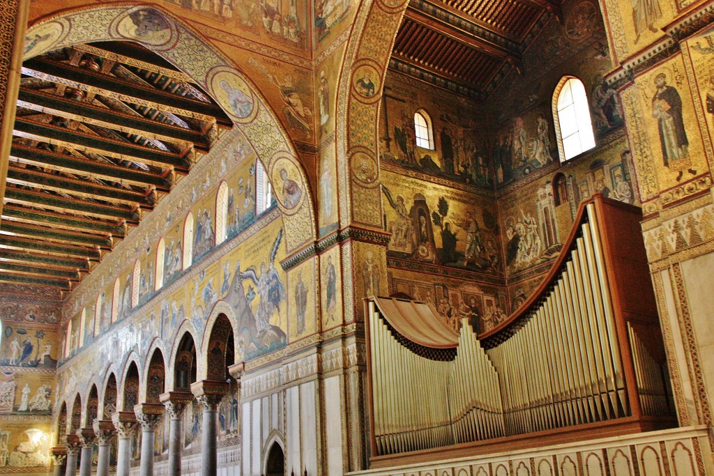 Foto: Interior de la Catedral - Monreale (Sicily), Italia