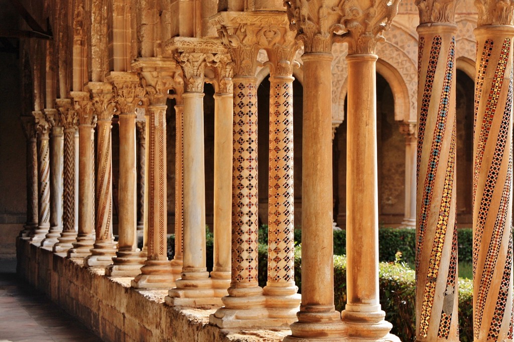 Foto: Claustro de la Catedral - Monreale (Sicily), Italia