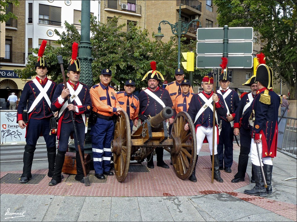 Foto: 121007-18 HOMENAJE HEROINAS - Zaragoza (Aragón), España