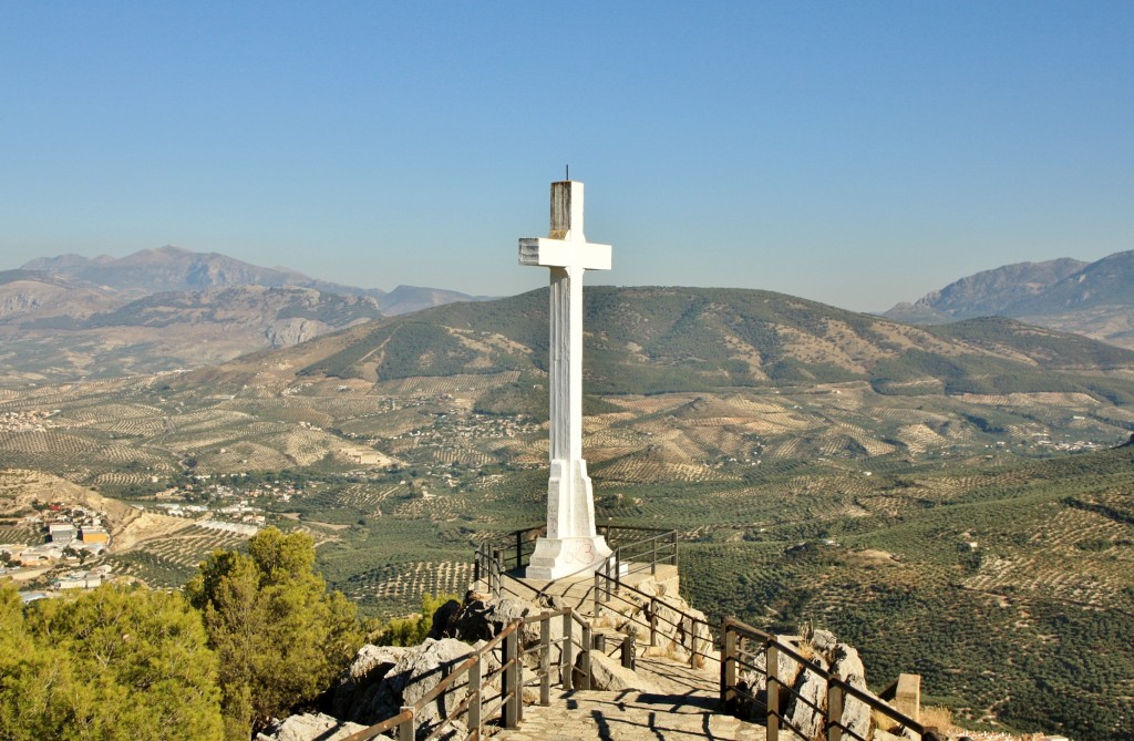 Foto: Cruz del monte de Santa Catalina - Jaén (Andalucía), España