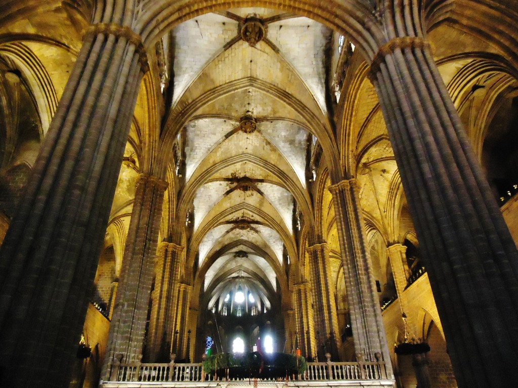 Foto: Interior de la catedral - Barcelona (Cataluña), España