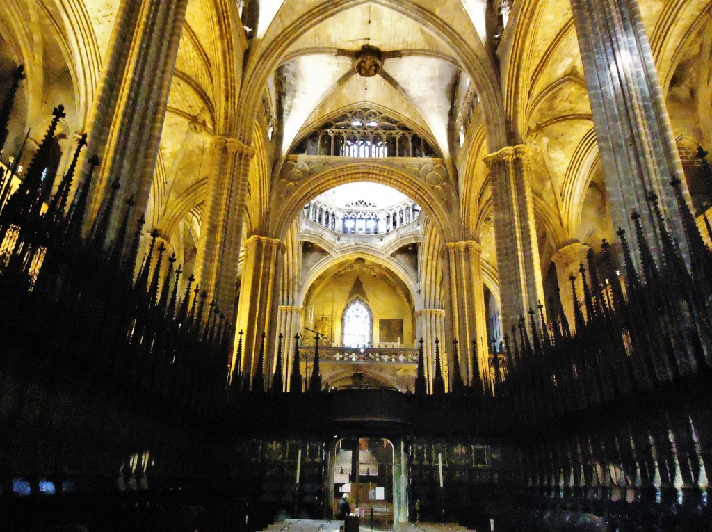 Foto: Interior de la catedral - Barcelona (Cataluña), España