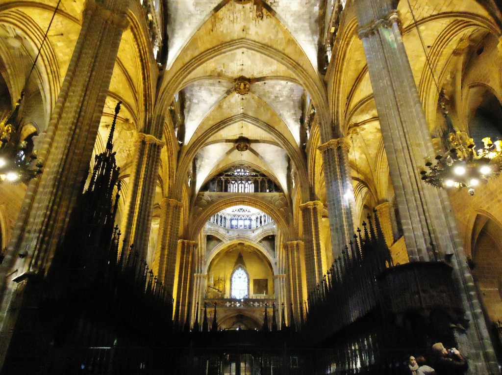 Foto: Interior de la catedral - Barcelona (Cataluña), España