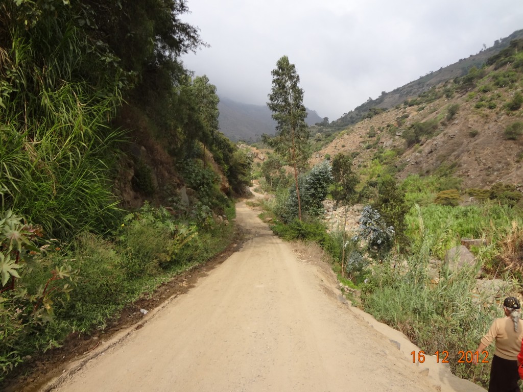 Foto: La antigua carretera a Plazapampa - Samne (La Libertad), Perú