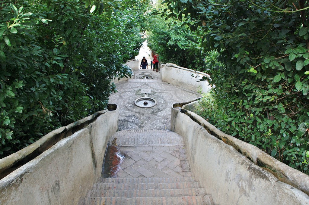 Foto: Generalife: escalera del agua - Granada (Andalucía), España